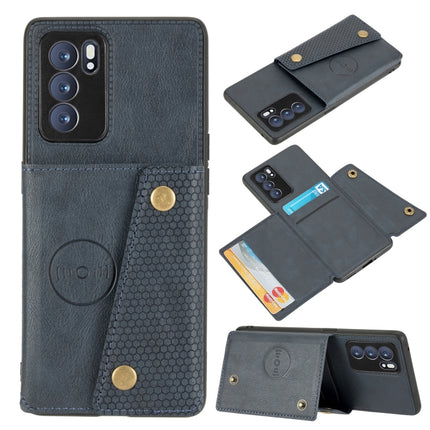 Double Buckle PU + TPU Shockproof Magnetic Protective Case with Card Slot & Holder, For OPPO Reno6 Pro 5G, For OPPO Reno6 Pro+ 5G, For Samsung Galaxy A22 5G, For Samsung Galaxy A22 4G