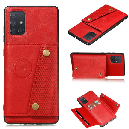 Double Buckle PU + TPU Shockproof Magnetic Protective Case with Card Slot & Holder, For OPPO Reno6 Pro 5G, For OPPO Reno6 Pro+ 5G, For Samsung Galaxy A22 5G, For Samsung Galaxy A22 4G