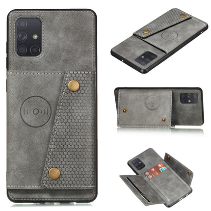 Double Buckle PU + TPU Shockproof Magnetic Protective Case with Card Slot & Holder, For OPPO Reno6 Pro 5G, For OPPO Reno6 Pro+ 5G, For Samsung Galaxy A22 5G, For Samsung Galaxy A22 4G
