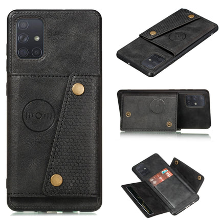 Double Buckle PU + TPU Shockproof Magnetic Protective Case with Card Slot & Holder, For OPPO Reno6 Pro 5G, For OPPO Reno6 Pro+ 5G, For Samsung Galaxy A22 5G, For Samsung Galaxy A22 4G