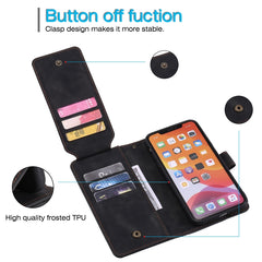 Skin Feel Business Horizontal Flip PU Leather Case with Holder & Multi-Card Slots & Wallet & Lanyard & Photo Frame, For iPhone 11, For iPhone 11 Pro, For iPhone 11 Pro Max, For iPhone 12 mini, For iPhone 12 / 12 Pro, For iPhone 12 Pro Max