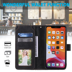 Skin Feel Business Horizontal Flip PU Leather Case with Holder & Multi-Card Slots & Wallet & Lanyard & Photo Frame, For iPhone 11, For iPhone 11 Pro, For iPhone 11 Pro Max, For iPhone 12 mini, For iPhone 12 / 12 Pro, For iPhone 12 Pro Max