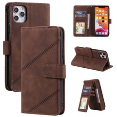 Skin Feel Business Horizontal Flip PU Leather Case with Holder & Multi-Card Slots & Wallet & Lanyard & Photo Frame, For iPhone 11, For iPhone 11 Pro, For iPhone 11 Pro Max, For iPhone 12 mini, For iPhone 12 / 12 Pro, For iPhone 12 Pro Max