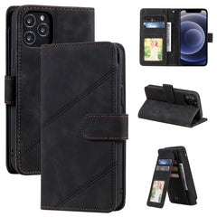 Skin Feel Business Horizontal Flip PU Leather Case with Holder & Multi-Card Slots & Wallet & Lanyard & Photo Frame, For iPhone 11, For iPhone 11 Pro, For iPhone 11 Pro Max, For iPhone 12 mini, For iPhone 12 / 12 Pro, For iPhone 12 Pro Max