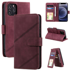 Skin Feel Business Horizontal Flip PU Leather Case with Holder & Multi-Card Slots & Wallet & Lanyard & Photo Frame, For iPhone 11, For iPhone 11 Pro, For iPhone 11 Pro Max, For iPhone 12 mini, For iPhone 12 / 12 Pro, For iPhone 12 Pro Max