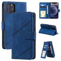 Skin Feel Business Horizontal Flip PU Leather Case with Holder & Multi-Card Slots & Wallet & Lanyard & Photo Frame, For iPhone 11, For iPhone 11 Pro, For iPhone 11 Pro Max, For iPhone 12 mini, For iPhone 12 / 12 Pro, For iPhone 12 Pro Max