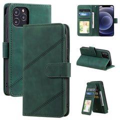 Skin Feel Business Horizontal Flip PU Leather Case with Holder & Multi-Card Slots & Wallet & Lanyard & Photo Frame, For iPhone 11, For iPhone 11 Pro, For iPhone 11 Pro Max, For iPhone 12 mini, For iPhone 12 / 12 Pro, For iPhone 12 Pro Max