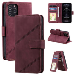 Skin Feel Business Horizontal Flip PU Leather Case with Holder & Multi-Card Slots & Wallet & Lanyard & Photo Frame, For iPhone 11, For iPhone 11 Pro, For iPhone 11 Pro Max, For iPhone 12 mini, For iPhone 12 / 12 Pro, For iPhone 12 Pro Max