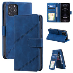 Skin Feel Business Horizontal Flip PU Leather Case with Holder & Multi-Card Slots & Wallet & Lanyard & Photo Frame, For iPhone 11, For iPhone 11 Pro, For iPhone 11 Pro Max, For iPhone 12 mini, For iPhone 12 / 12 Pro, For iPhone 12 Pro Max