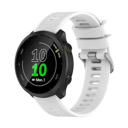 For Garmin Forerunner 158 / 55 Twill Silicone Replacement Strap Watchband