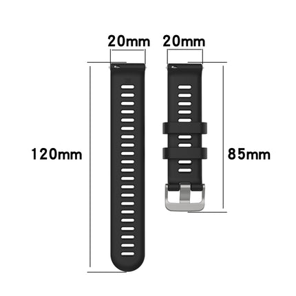For Garmin Forerunner 158 / 55 Twill Silicone Replacement Strap Watchband
