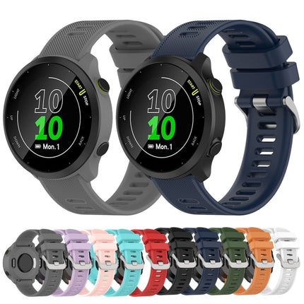 For Garmin Forerunner 158 / 55 Twill Silicone Replacement Strap Watchband