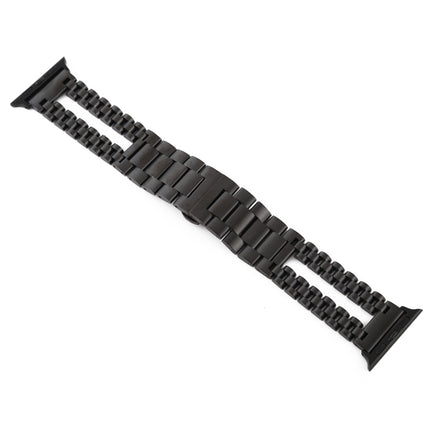 Stainless Steel Watchband, For Apple Watch Series 7 41mm / 6 & SE & 5 & 4 40mm / 3 & 2 & 1 38mm, For Apple Watch Series 8&7 41mm / SE 2&6&SE&5&4 40mm / 3&2&1 38mm, For Apple Watch Series 7 45mm / 6 & SE & 5 & 4 44mm / 3 & 2 & 1 42mm                    ...