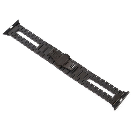 Stainless Steel Watchband, For Apple Watch Series 7 41mm / 6 & SE & 5 & 4 40mm / 3 & 2 & 1 38mm, For Apple Watch Series 8&7 41mm / SE 2&6&SE&5&4 40mm / 3&2&1 38mm, For Apple Watch Series 7 45mm / 6 & SE & 5 & 4 44mm / 3 & 2 & 1 42mm                    ...