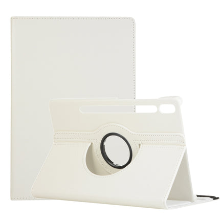Litchi Texture Horizontal Flip 360 Degrees Rotation Leather Case with Holder, For Samsung Galaxy Tab S7 FE T730