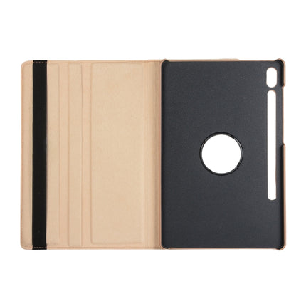 Litchi Texture Horizontal Flip 360 Degrees Rotation Leather Case with Holder, For Samsung Galaxy Tab S7 FE T730