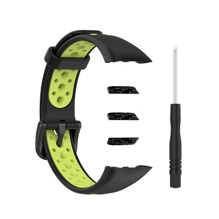 For Huawei Band 6 / Honor Band 6 Universal Two-color Breathable Silicone Replacement Strap Watchband