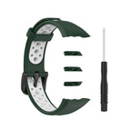 Dark Green White