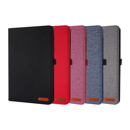 Fabric Texture Horizontal Flip TPU Leather Case with Holder, For Lenovo Tab K10, For Huawei MatePad 11 2021
