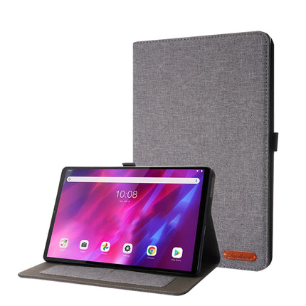 Fabric Texture Horizontal Flip TPU Leather Case with Holder, For Lenovo Tab K10, For Huawei MatePad 11 2021