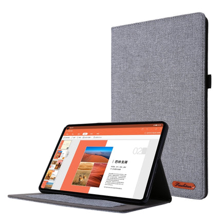 Fabric Texture Horizontal Flip TPU Leather Case with Holder, For Lenovo Tab K10, For Huawei MatePad 11 2021