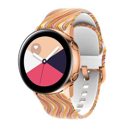 Silicone Printing Replacement Strap Watchband, For Samsung Galaxy Watch 42mm