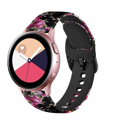 Silicone Printing Replacement Strap Watchband, For Samsung Galaxy Watch 42mm