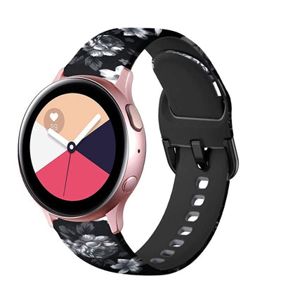 Silicone Printing Replacement Strap Watchband, For Samsung Galaxy Watch 42mm