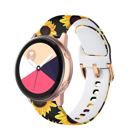 Silicone Printing Replacement Strap Watchband, For Samsung Galaxy Watch 42mm