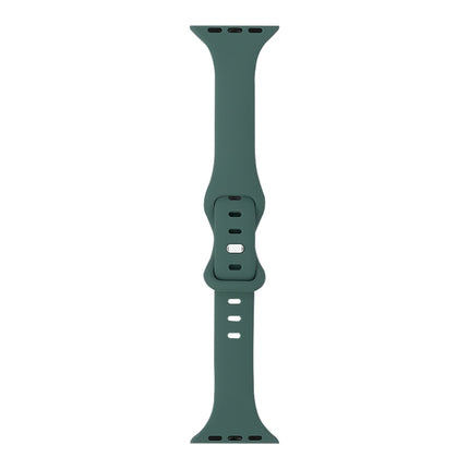 Slimming 8-buckle Silicone Replacement Strap Watchband, For Apple Watch Series 7  41mm / & 6 & SE & 5 & 4 40mm, For Apple Watch Series  7  45mm / & 6 & SE & 5 & 4 44mm