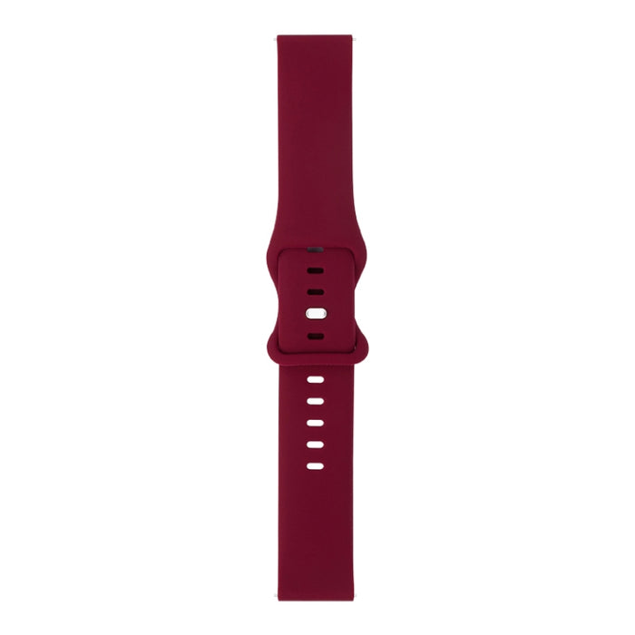 8-buckle Silicone Replacement Strap Watchband, For Honor Magic Watch 2 46mm, For Amazfit Pop