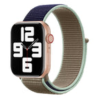 For Apple Watch Ultra 49mm / Series 8&7 45mm / SE 2&6&SE&5&4 44mm / 3&2&1 42mm / Blue + Green