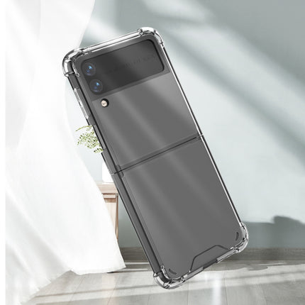 Shock-resistant Transparent Acrylic TPU Protective Case, For Samsung Galaxy Z Flip3 5G