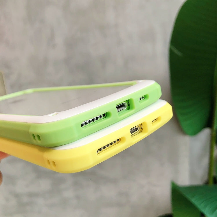 Candy-Colored TPU Transparent Shockproof Case, For iPhone X / XS, For iPhone XR, For iPhone XS Max