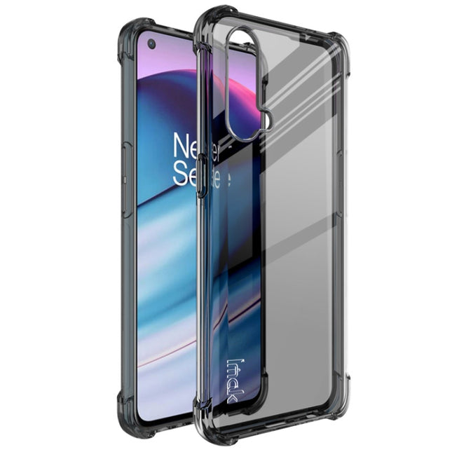 For OnePlus Nord CE 5G IMAK All-inclusive Shockproof Airbag TPU Case (Transparent Black)