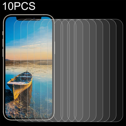 For iPhone 16e / 13 / 13 Pro 10pcs 0.26mm 9H 2.5D Tempered Glass Film, For iPhone 13 mini (10pcs), For iPhone 16e / 13 / 13 Pro  (10pcs), For iPhone 13 Pro Max (10pcs)