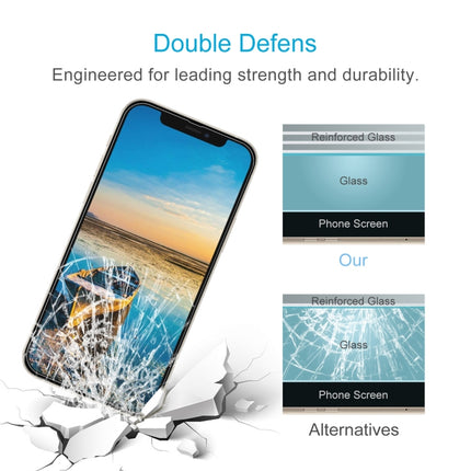 For iPhone 16e / 13 / 13 Pro 10pcs 0.26mm 9H 2.5D Tempered Glass Film, For iPhone 13 mini (10pcs), For iPhone 16e / 13 / 13 Pro  (10pcs), For iPhone 13 Pro Max (10pcs)