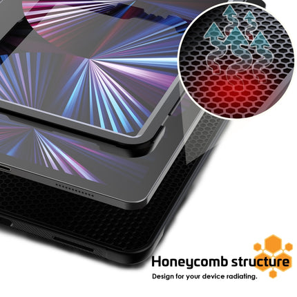 Smart B Magnetische Horizontal Flip Ledertasche mit 7-Gang-Halterung &amp; Kartenfächern &amp; Stiftfach &amp; Schlaf-/Weckfunktion, für iPad Pro 11 2022/2021