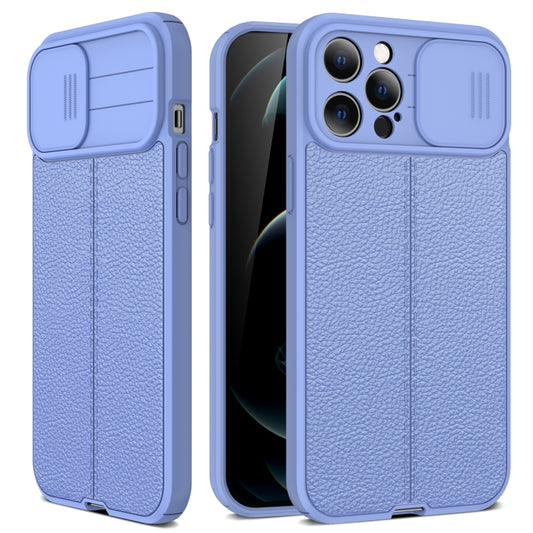 Litchi Texture Sliding Camshield TPU-Schutzhülle, für iPhone 11, für iPhone 11 Pro, für iPhone 11 Pro Max, für iPhone 12 mini, für iPhone 12, für iPhone 12 Pro