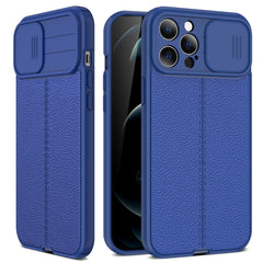 Litchi Texture Sliding Camshield TPU Protective Case, For iPhone 11, For iPhone 11 Pro, For iPhone 11 Pro Max, For iPhone 12 mini, For iPhone 12, For iPhone 12 Pro