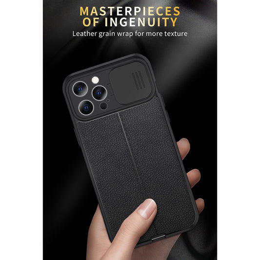 Litchi Texture Sliding Camshield TPU Protective Case, For iPhone 11, For iPhone 11 Pro, For iPhone 11 Pro Max, For iPhone 12 mini, For iPhone 12, For iPhone 12 Pro