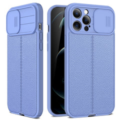 Litchi Texture Sliding Camshield TPU Protective Case, For iPhone 11, For iPhone 11 Pro, For iPhone 11 Pro Max, For iPhone 12 mini, For iPhone 12, For iPhone 12 Pro