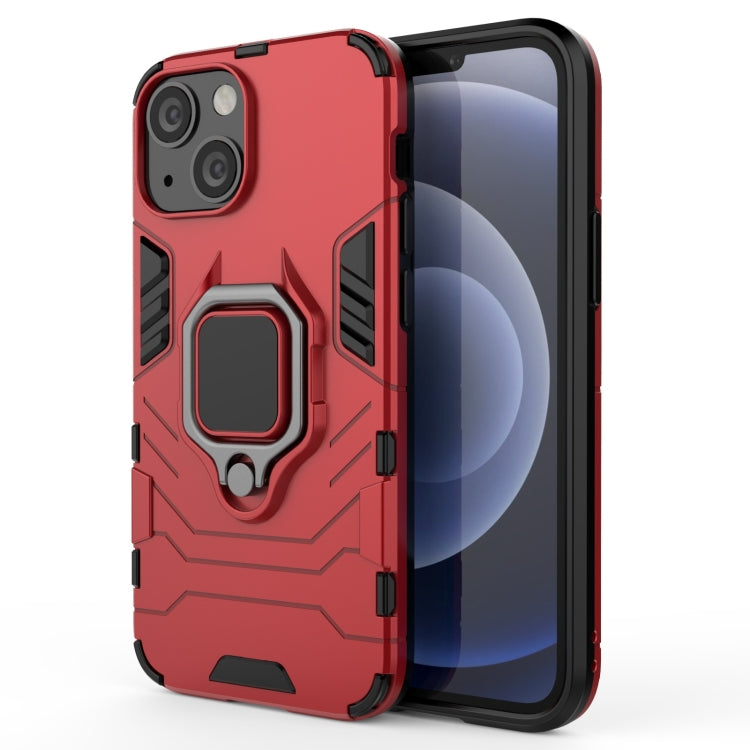 Shockproof PC + TPU Protective Case with Magnetic Ring Holder, For iPhone 13 mini, For iPhone 13, For iPhone 13 Pro, For iPhone 13 Pro Max