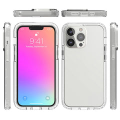 Funda protectora de PC+TPU de dos colores con cambio gradual y alta transparencia a prueba de golpes para iPhone 13 Pro