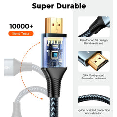 JOYROOM SY-20H1 4K 60Hz HDMI to HDMI Adapter Cable, Length: 2m