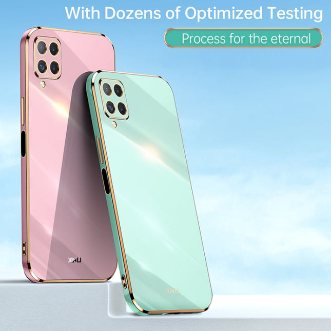 XINLI Straight Edge 6D Electroplate TPU Phone Case