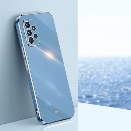 XINLI Straight Edge 6D Electroplate TPU Phone Case, For Samsung Galaxy A22 4G, For Samsung Galaxy A52 5G, For Samsung Galaxy A72 5G, For Samsung Galaxy A82 5G