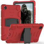 For Samsung Galaxy Tab A7 T500 / Red+Black
