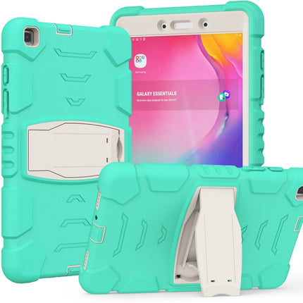 3-Layer Protection Screen Frame + PC + Silicone Shockproof Combination Case with Holder, For Samsung Galaxy Tab A7 T500, For Samsung Galaxy Tab A8.4 2020 T307, For Samsung Galaxy Tab A8.0 2019 T290