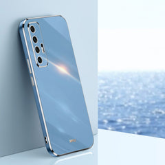 XINLI Straight Edge 6D Electroplate TPU Phone Case, For Xiaomi Mi 10 5G, For Xiaomi Mi 10S, For Xiaomi Mi 10T Lite 5G